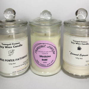 120g Coco-Soy Tester Candles - (Single, or Set of 3)